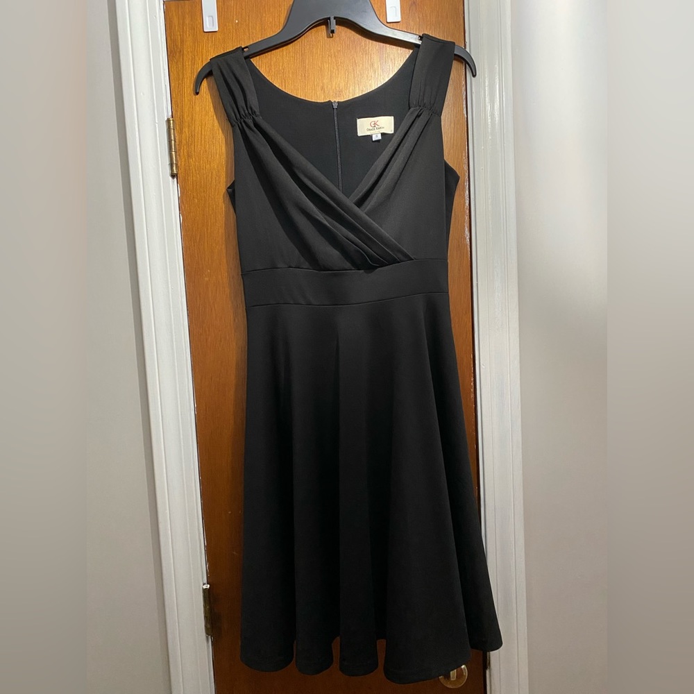 Black cocktail dress